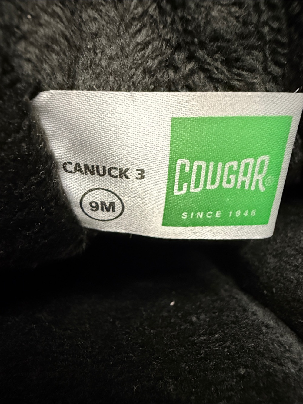 Cougar Canada Women’s Black Canuck 3 Lace Up Tall Winter Snow Boots - Sz 9, NWOB - Picture 12 of 13